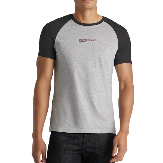 Grey round neck T-shirt